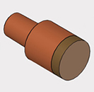 Compound Large Diameter Flat Faced Back-Up Electrodes