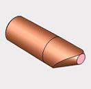 Offset Nose Type Straight Electrodes